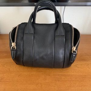 Alexander Wang Rockie Black Bag with Gold Studs